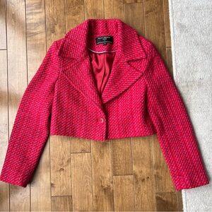 Helene Berman x Anthropologie tweed blazer